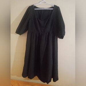 Two dresses together. Great condition except they are missing string belts